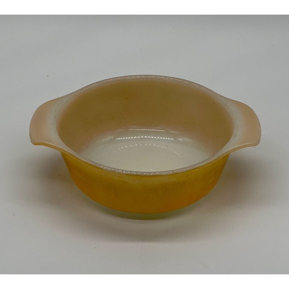 Vintage Fire King Peach Lusterware Ovenware/Casserole # 472 8 oz. - Picture 4 of 5